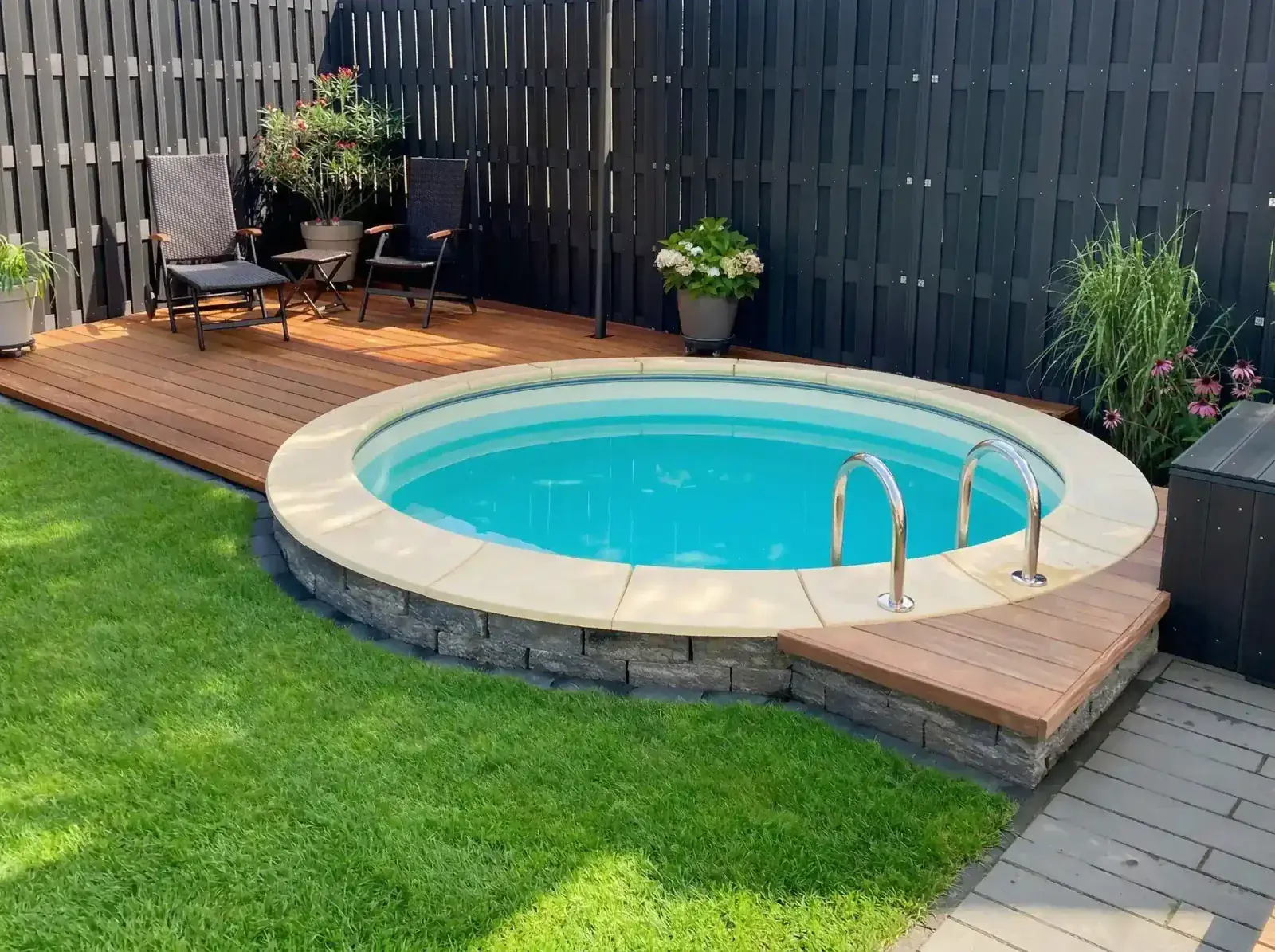 Poolreinigung Außenbereich